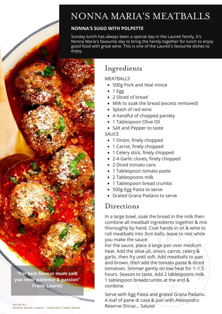 Nonnas meatball recipe